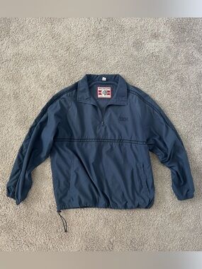 IBM Navy Pullover Windbreaker Jacket